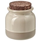 Dose mit Deckel beige im IKEA Prospekt Dose mit Deckel beige von BRUGDHAJ im aktuellen IKEA Prospekt für 4,99 €