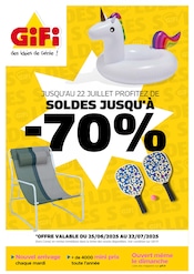 Catalogue Bazar & Déstockage Gifi en cours à Tergnier et alentours, "Gifi", 1 page, 25/06/2025 - 22/07/2025