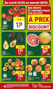 Catalogue Aldi à Port-la-Nouvelle cette semaine, valable du 24/06/2025 au 30/06/2025 Prospectus Aldi à Port-la-Nouvelle, "XXL DÉCOUVREZ NOS MÉGA FORMATS À PRIX DISCOUNT", 44 pages de promos valables du 24/06/2025 au 30/06/2025