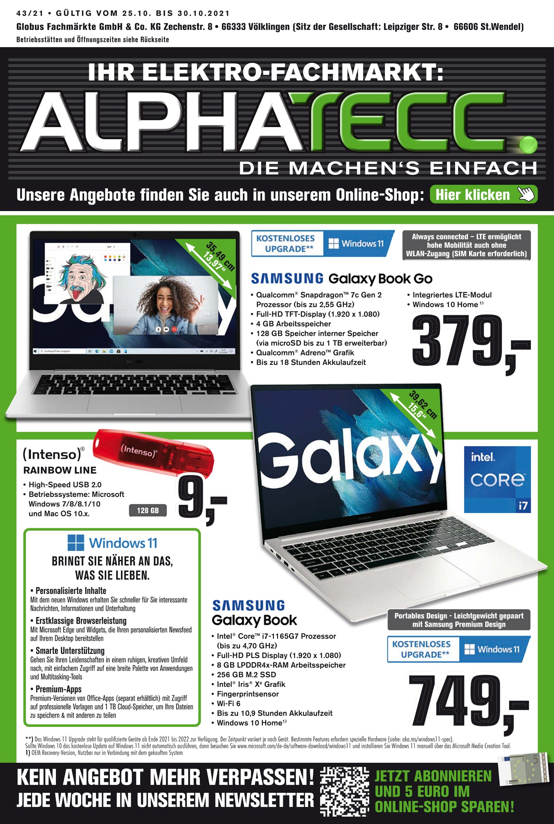 ALPHATECC. Prospekt für St. Wendel mit 12 Seiten ALPHATECC. Prospekt für St. Wendel: "DIE MACHEN‘S EINFACH", 12 Seiten, 25.10.2021 - 30.10.2021