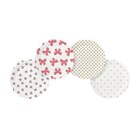 Lot de 12 assiettes décorées - CARREFOUR HOME en promo chez Carrefour Market Angers à 1,99 €