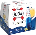 BIERE BLANCHE 1664 5° en promo chez Super U Saint-Étienne à 9,40 €