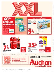 Promos Coca-Cola dans le catalogue "XXL" de Auchan Hypermarché Coca-Cola en promo dans le catalogue Auchan Hypermarché à la page 36