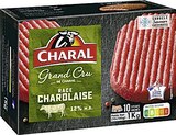 Steaks hachés Grand cru race Charo-laise 12% M.G. surgelés - CHARAL dans le catalogue Casino Supermarchés