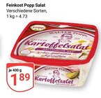 Aktuelle Feinkostlebensmittel Angebote bei GLOBUS in Mannheim Aktuelles Feinkost Popp Angebot bei GLOBUS in Mannheim ab 1,89 €