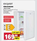 Kühlschrank KS16-V-040E im Angebot bei E center in Wiesbaden Kühlschrank KS16-V-040E Angebote von exquisit bei E center Wiesbaden für 169,99 €