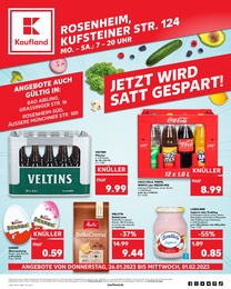 Kaufland Prospekt für Rosenheim mit 47 Seiten Kaufland Prospekt für Rosenheim: "MEHR SPAR€N MIT KAUFLAND!", 47 Seiten, 26.01.2023 - 01.02.2023
