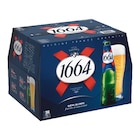 Bière Blonde 1664 en promo chez Auchan Hypermarché Saint-Étienne à 10,17 €