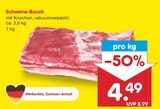 Schweine-Bauch im Angebot bei Netto Marken-Discount in Nordhausen Schweine-Bauch Angebote bei Netto Marken-Discount Nordhausen für 4,49 €