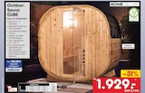 Outdoor-Sauna CUBE von HOME DELUXE im aktuellen Netto Marken-Discount Prospekt