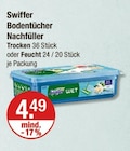 Bodentücher Nachfüller von Swiffer im aktuellen V-Markt Prospekt für 4,49 €