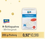 H-Schlagsahne Angebote von aro bei Metro Melle für 0,98 €