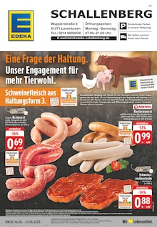 Aktueller EDEKA Leverkusen Prospekt EDEKA Prospekt Leverkusen "Aktuelle Angebote" mit 24 Seiten