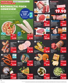 Lachs im Kaufland Prospekt "Aktuelle Angebote" mit 34 Seiten (Halle (Saale))