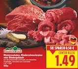 Rinderrouladen, Rinderschmorbraten oder Rindergulasch von Bauern Gut für 1,49 € bei E center im Angebot Rinderrouladen, Rinderschmorbraten oder Rindergulasch von Bauern Gut im aktuellen E center Prospekt