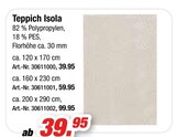 Aktuelles Teppich Isola Angebot bei Möbel AS in Ludwigshafen (Rhein) ab 39,95 €