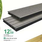 Lame de terrasse composite - Mr. Bricolage à Aix-en-Provence Lame de terrasse composite en promo chez Mr. Bricolage Aix-en-Provence à 12,50 €