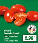 Deutsche Dattel-cherrytomaten im Angebot bei Lidl in Homburg Deutsche Dattel-cherrytomaten Angebote von Bioland bei Lidl Homburg für 2,99 €