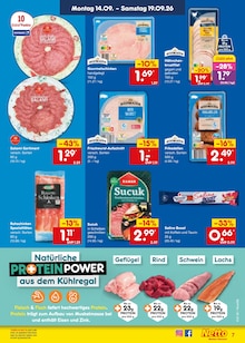 Wurst im Netto Marken-Discount Prospekt "Aktuelle Angebote" mit 67 Seiten (Karlsruhe)