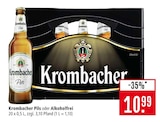 Pils oder Alkoholfrei im Angebot bei Marktkauf in Freiburg Pils oder Alkoholfrei Angebote von Krombacher bei Marktkauf Freiburg für 10,99 €