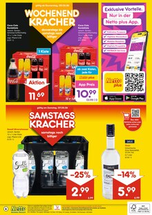 Coca Cola im Netto Marken-Discount Prospekt "DER ORT, AN DEM DU IMMER AUSGEZEICHNETE PREISE FINDEST." mit 6 Seiten (Lippstadt)