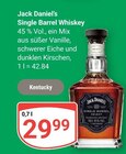 Aktuelles Single Barrel Whiskey Angebot bei GLOBUS in Koblenz ab 29,99 €