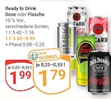 Aktuelle Coca Cola Angebote bei GLOBUS in Rostock Aktuelles Ready to Drink Angebot bei GLOBUS in Rostock ab 1,79 €