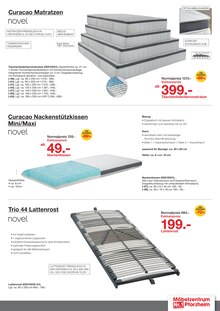 Kissen im Möbelzentrum Pforzheim Prospekt "MATRATZEN FÜR GUTEN SCHLAF!" mit 12 Seiten (Pforzheim)