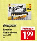 Aktuelle Batterie Angebote bei famila Nordost in Kiel Aktuelles Energizer Batterien Alkaline Power Angebot bei famila Nordost in Kiel ab 1,99 €