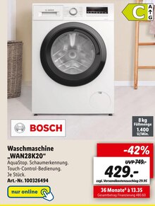 Waschmaschine „WAN28K20“ Angebot in Prien a. Chiemsee im aktuellen Prospekt bei Lidl in Prien a. Chiemsee
