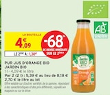 Pur jus d'orange bio - JARDIN BIO - Intermarché Pur jus d'orange bio - JARDIN BIO à 1,30 € dans le catalogue Intermarché