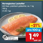 Aktuelle Fisch Angebote bei Netto Marken-Discount in Mainz Aktuelles Norwegisches Lachsfilet Angebot bei Netto Marken-Discount in Mainz ab 1,49 €