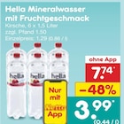 Aktuelles Mineralwasser mit Fruchtgeschmack Angebot bei Netto Marken-Discount in Salzgitter ab 3,99 €