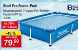 Steel Pro Frame-Pool von Bestway im aktuellen Zimmermann Prospekt
