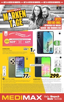Aktueller MEDIMAX Prospekt "MARKENTAGE" Seite 1 von 11 Seiten
