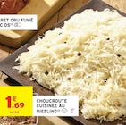 Choucroute cuisinée au Riesling - Intermarché Super à Nancy Choucroute cuisinée au Riesling en promo chez Intermarché Super Nancy à 1,69 €