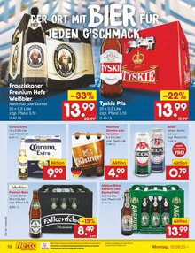 Bier im Netto Marken-Discount Prospekt "Aktuelle Angebote" mit 60 Seiten (Pinneberg)
