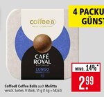 Coffee Balls Lungo im Angebot bei Marktkauf in Schorndorf Coffee Balls Lungo Angebote von CoffeeB bei Marktkauf Schorndorf für 2,99 €