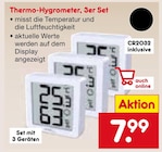 Thermo-Hygrometer, 3er Set im Netto Marken-Discount Prospekt Thermo-Hygrometer, 3er Set von  im aktuellen Netto Marken-Discount Prospekt für 7,99 €