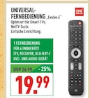 Marktkauf Osnabrück - Universal-Fernbedienung Evolve 4 Angebot im Prospekt Universal-Fernbedienung Evolve 4 bei Marktkauf im Osnabrück Prospekt für 19,99 €