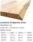 Leimholz-Tischplatte Eiche im aktuellen Holz Possling Prospekt