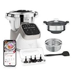 Robot cuiseur Moulinex Companion Pro YY5286FG avec balance intégrée + cuiseur vapeur - Moulinex à 699,99 € dans le catalogue Darty