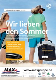 Volkswagen Prospekt "Wir lieben den Sommer" für Bischofsheim, 1 Seite, 01.06.2023 - 31.08.2023 Volkswagen Prospekt "Wir lieben den Sommer" für Bischofsheim, 1 Seite, 01.06.2023 - 31.08.2023