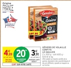 Promo Gésiers de Volaille Confits à 3,91 € dans le catalogue Intermarché à Annecy