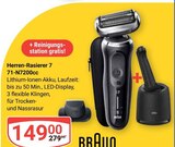 Herren-Rasierer 7 im Angebot bei GLOBUS in Braunschweig Herren-Rasierer 7 Angebote von Braun bei GLOBUS Braunschweig für 149,00 €