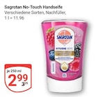 No-Touch Handseife Angebote von Sagrotan bei GLOBUS Hanau für 2,99 €