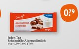 Aktuelles Schokolade Alpenvollmilch Angebot bei tegut in Würzburg ab 0,79 €