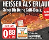 Schweinenackensteaks bei EDEKA im Prospekt "" für 0,88 €