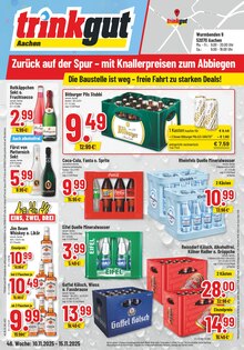 Aktueller Trinkgut Prospekt "Aktuelle Angebote" Seite 1 von 6 Seiten für Aachen