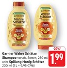 Wahre Schätze Shampoo Angebote von Garnier bei E center Filderstadt für 1,99 €